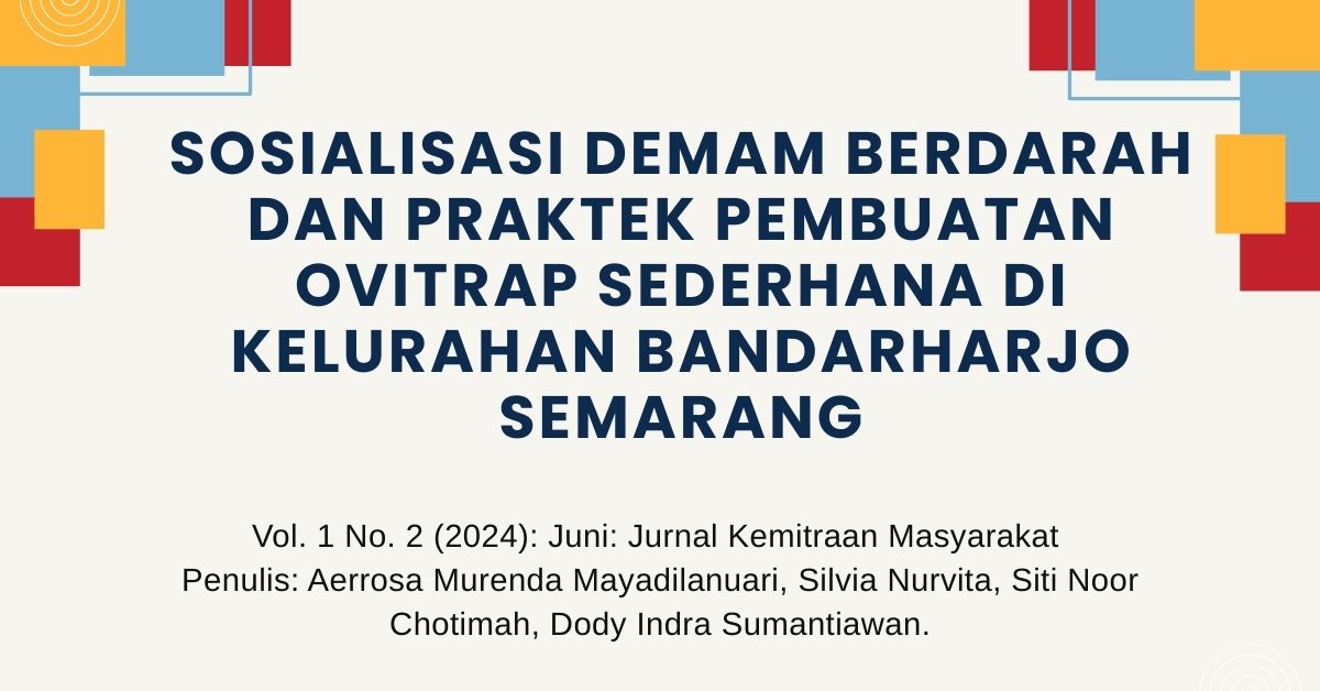 Pembuatan ovitrap sederhana